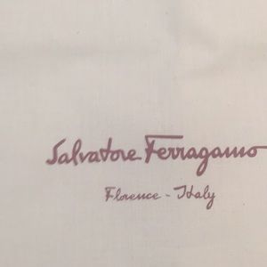 Pair of Salvatore Ferragamo shoe dust bags
